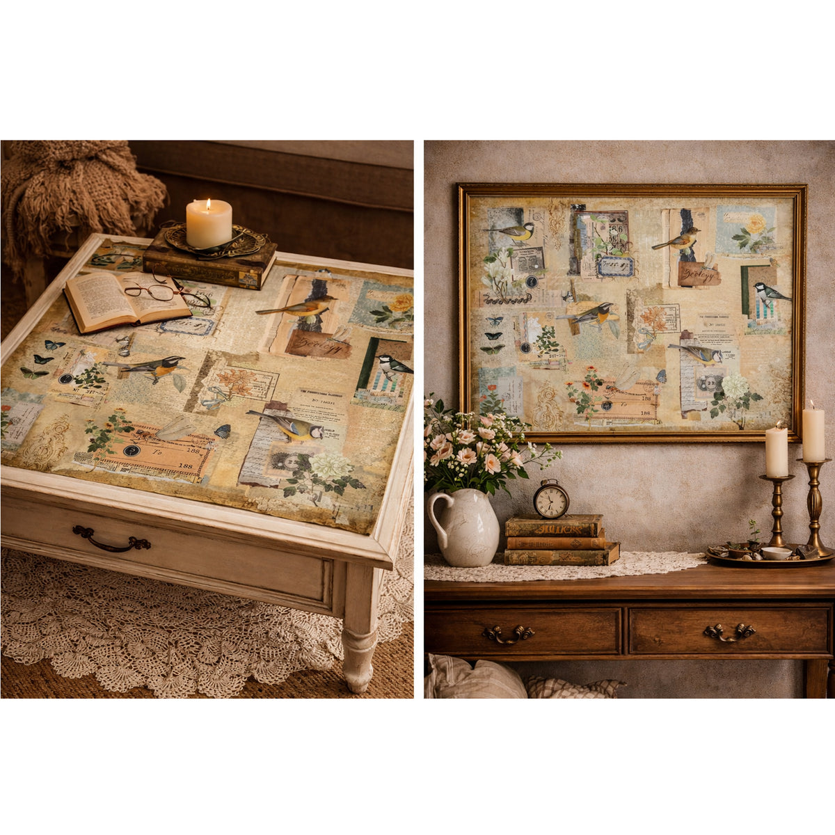 Scrappy Masterboard Decoupage Paper - Roycycled Treasures