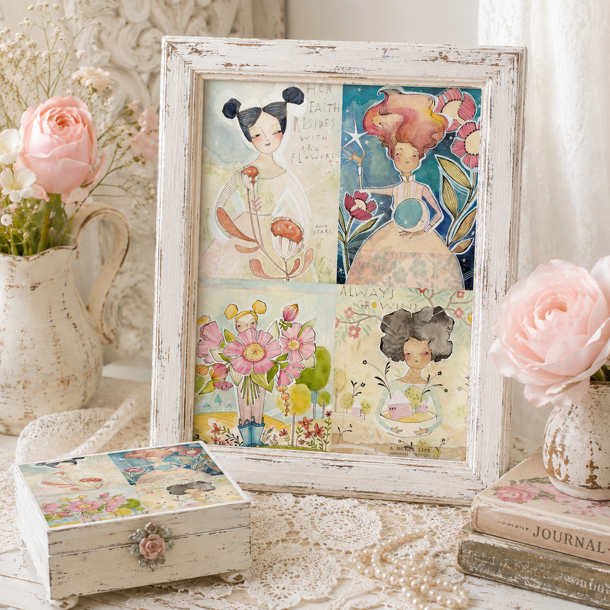 Roycycled Treasures The Ladies Decoupage Tissue Paper - 20" x 30"