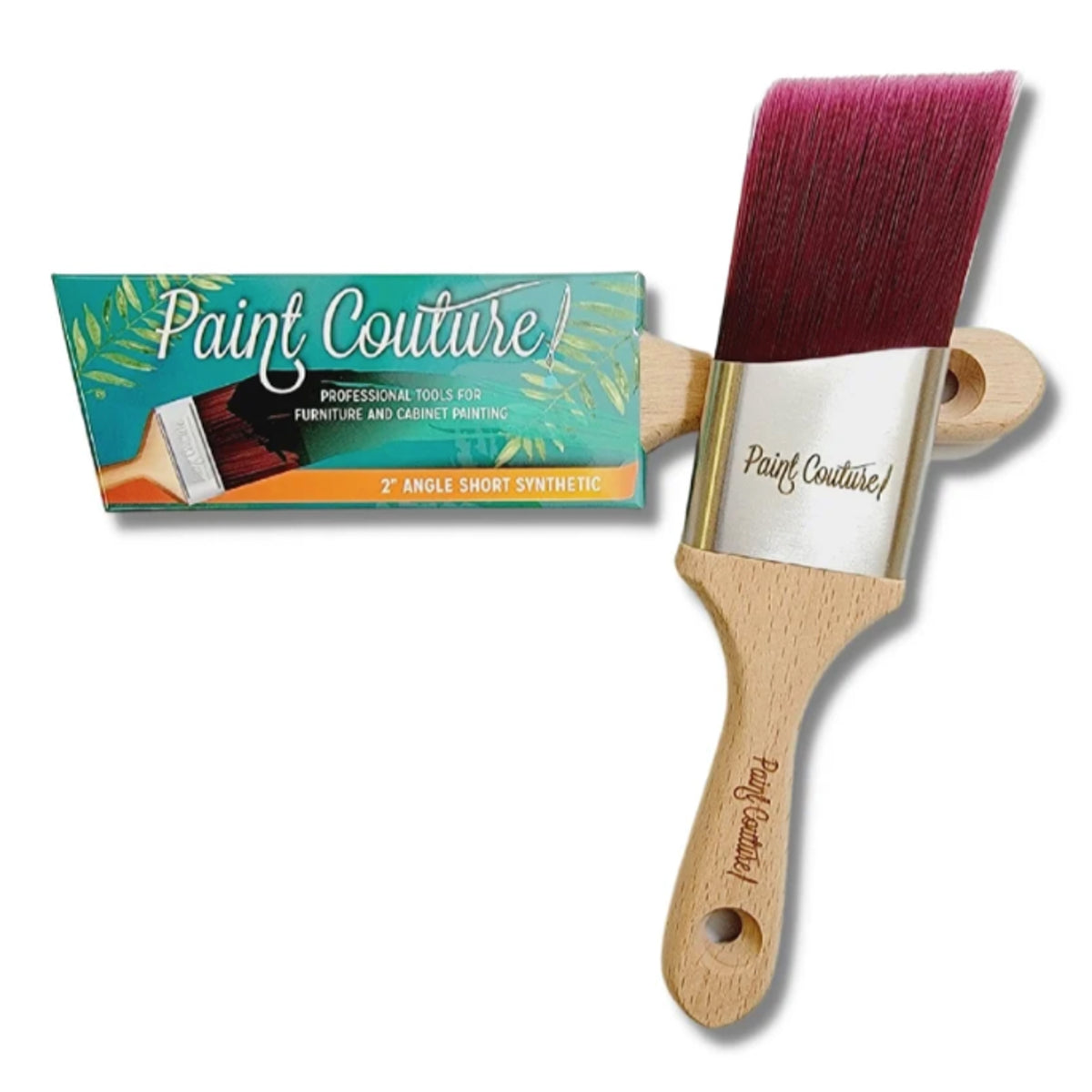 Paint Couture 2" Angle Short Synthetic Paint Brush - Trims & Edges