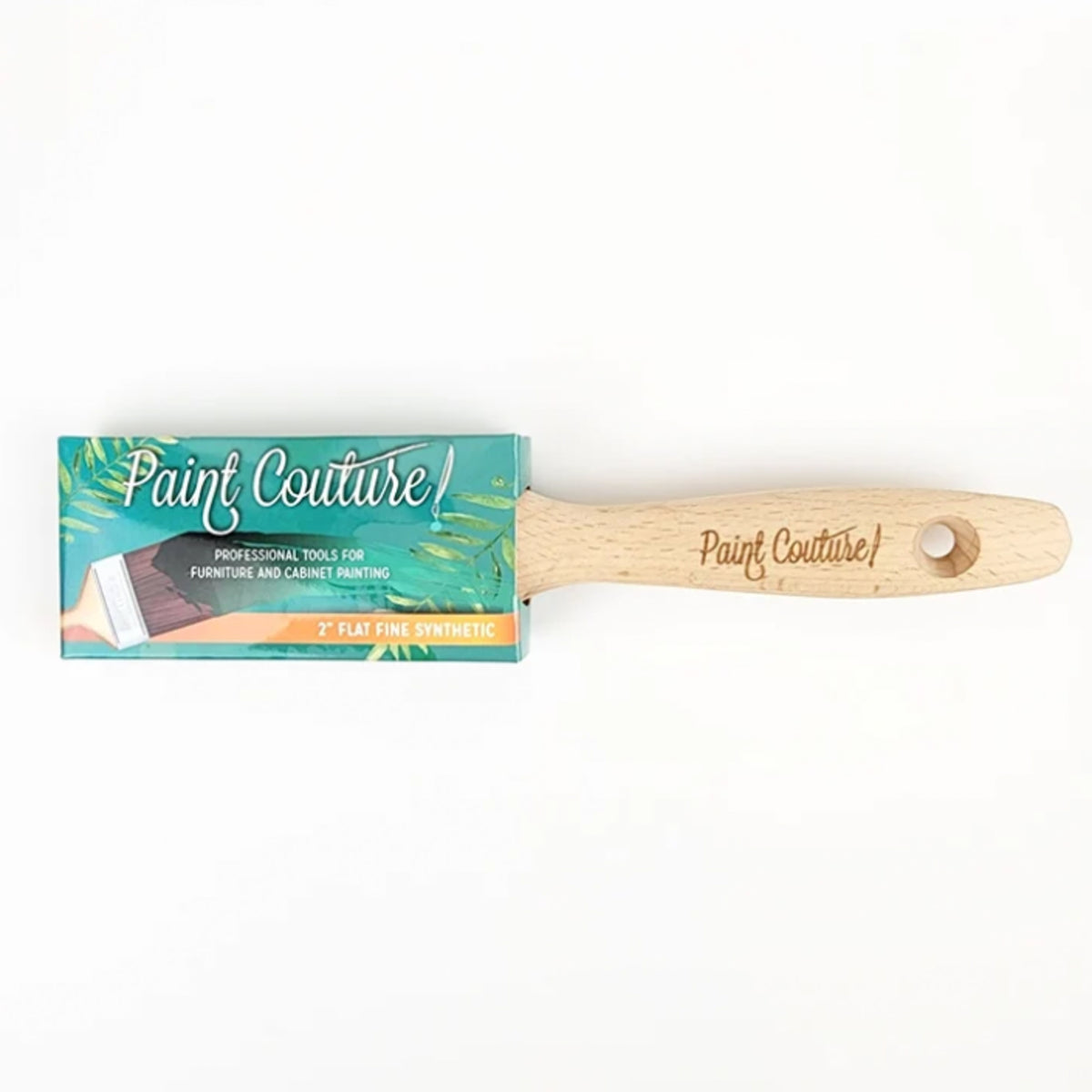 2" Flat Synthetic Paint Brush - Paint Couture