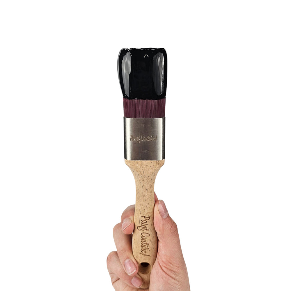 Paint Couture Black Chiffon Antiquing Glaze and Semi-Gel Stain Finish