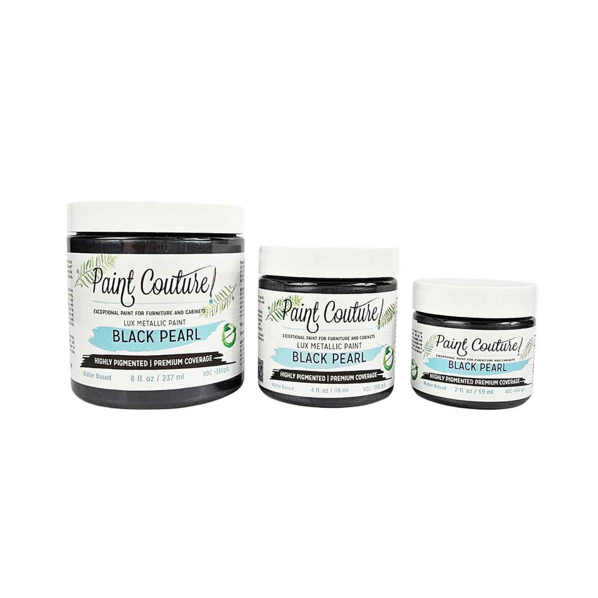 Black Pearl Lux Metallic Paint by Paint Couture - Silky Satin Finish