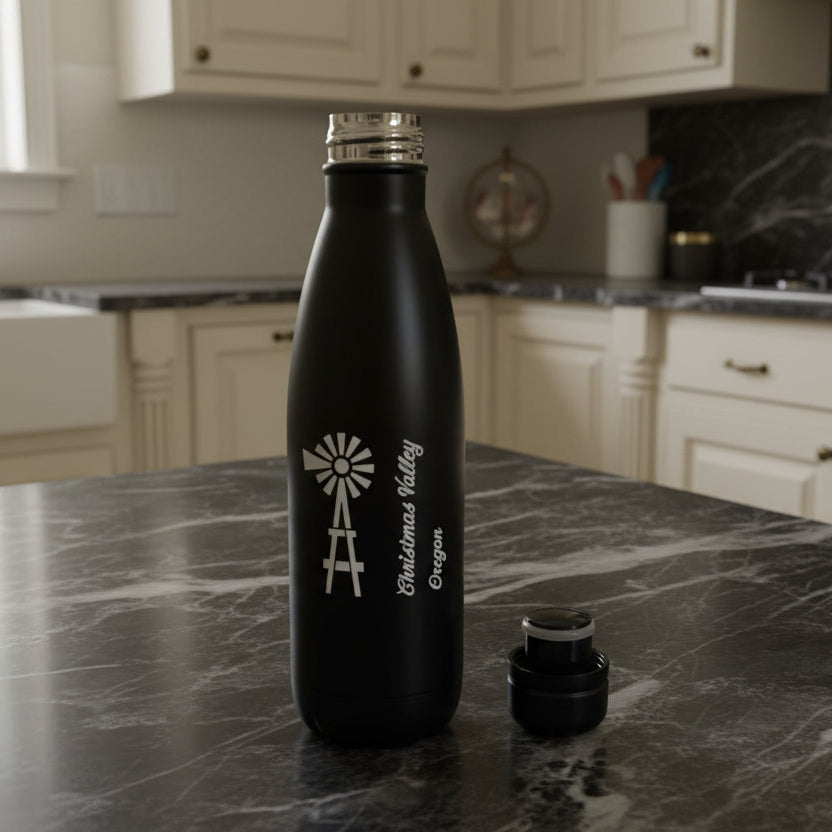 Christmas Valley Oregon Insulated Water Bottle 16oz - Stainless Steel