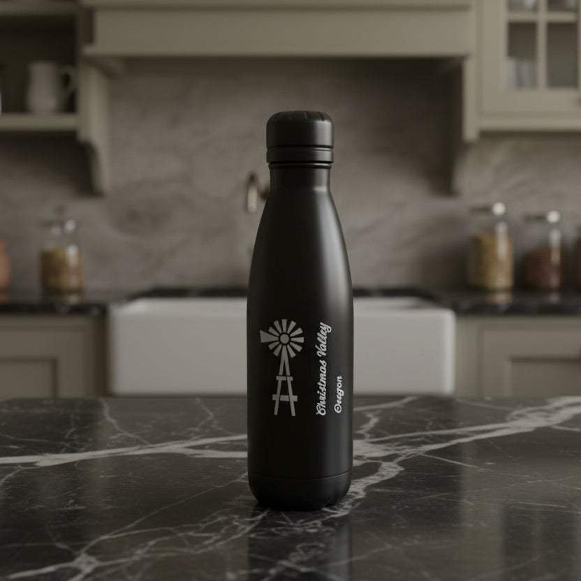 Christmas Valley Oregon Insulated Water Bottle 16oz - Stainless Steel