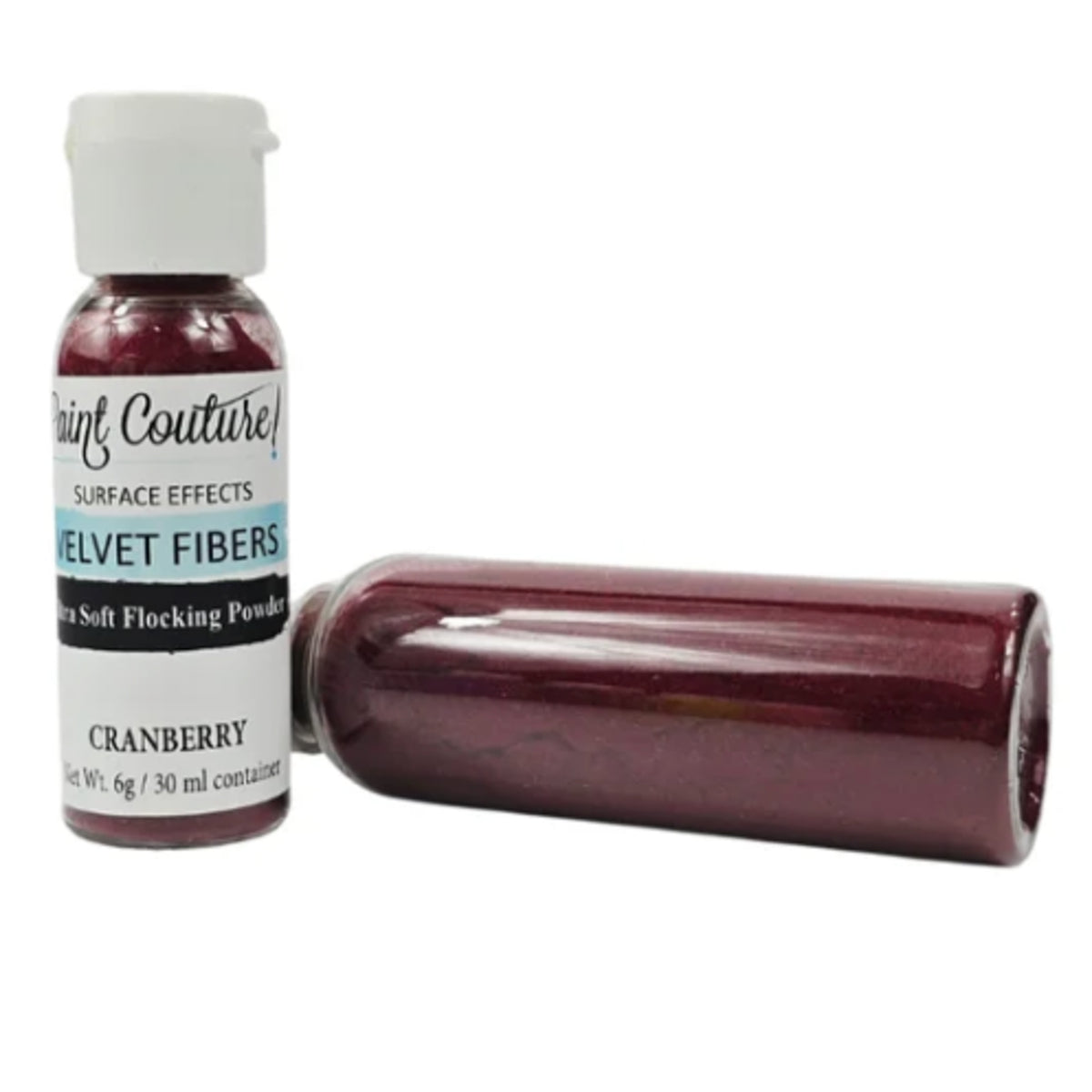 Paint Couture Cranberry Velvet Fibers Flocking Medium - Rich Texture