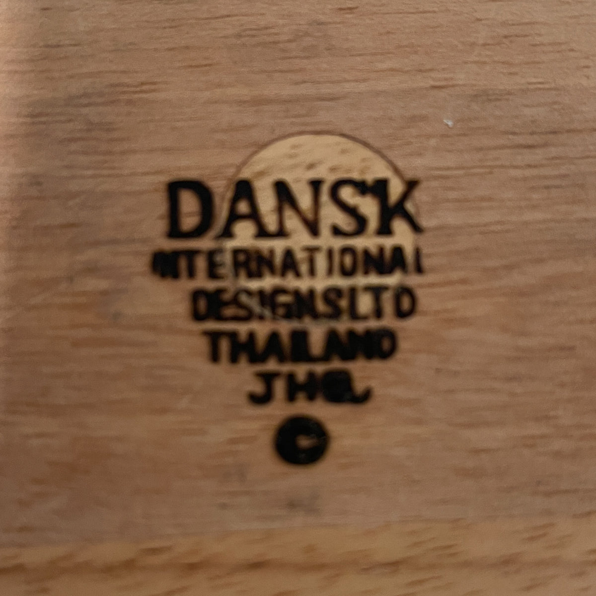 Vintage Dansk International Designs Wooden Salad Bowl - 1970s Thailand