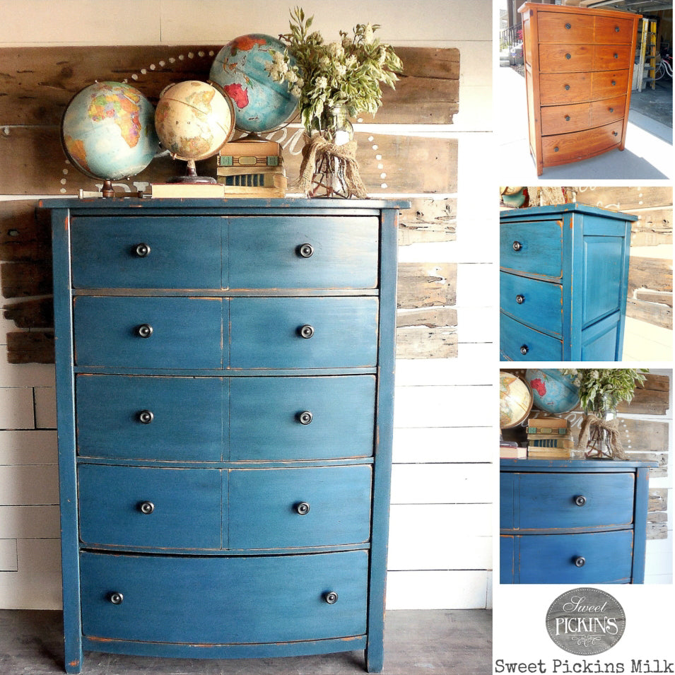 Sweet Pickins Denim Milk Paint - Food Safe, Non-Toxic & VOC Free