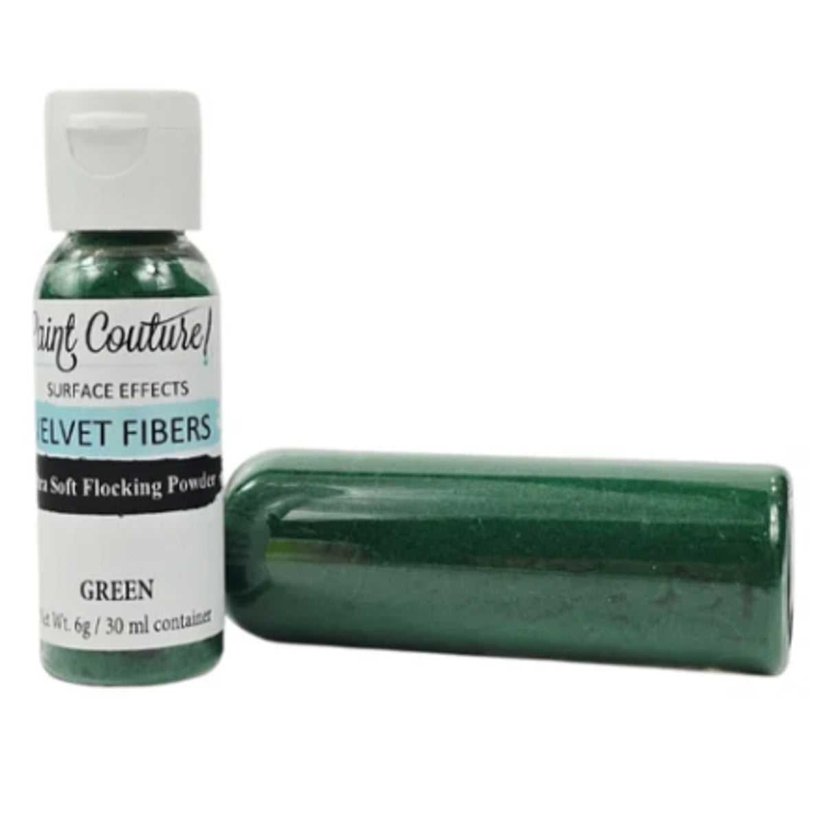 Paint Couture Green Velvet Fibers Flocking Medium - Rich Texture