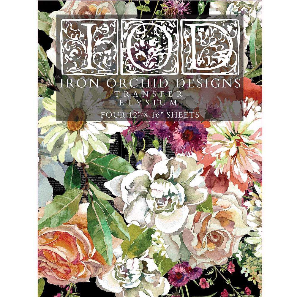 IOD Elysium Decor Transfer - Iron Orchid Designs