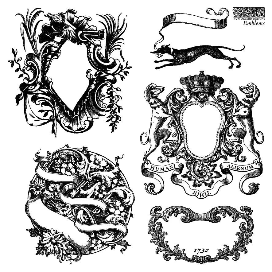 IOD Emblems Decor Stamp - Iron Orchid Designs