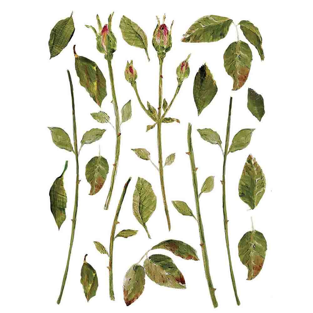 IOD Painterly Florals Decor Transfer - Iron Orchid Designs