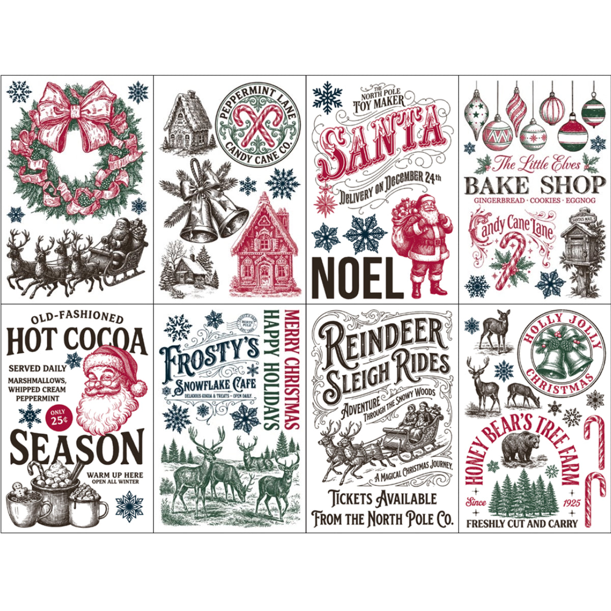 IOD The North Pole Co Paint Inlay by Iron Orchid Designs - Winter 2026