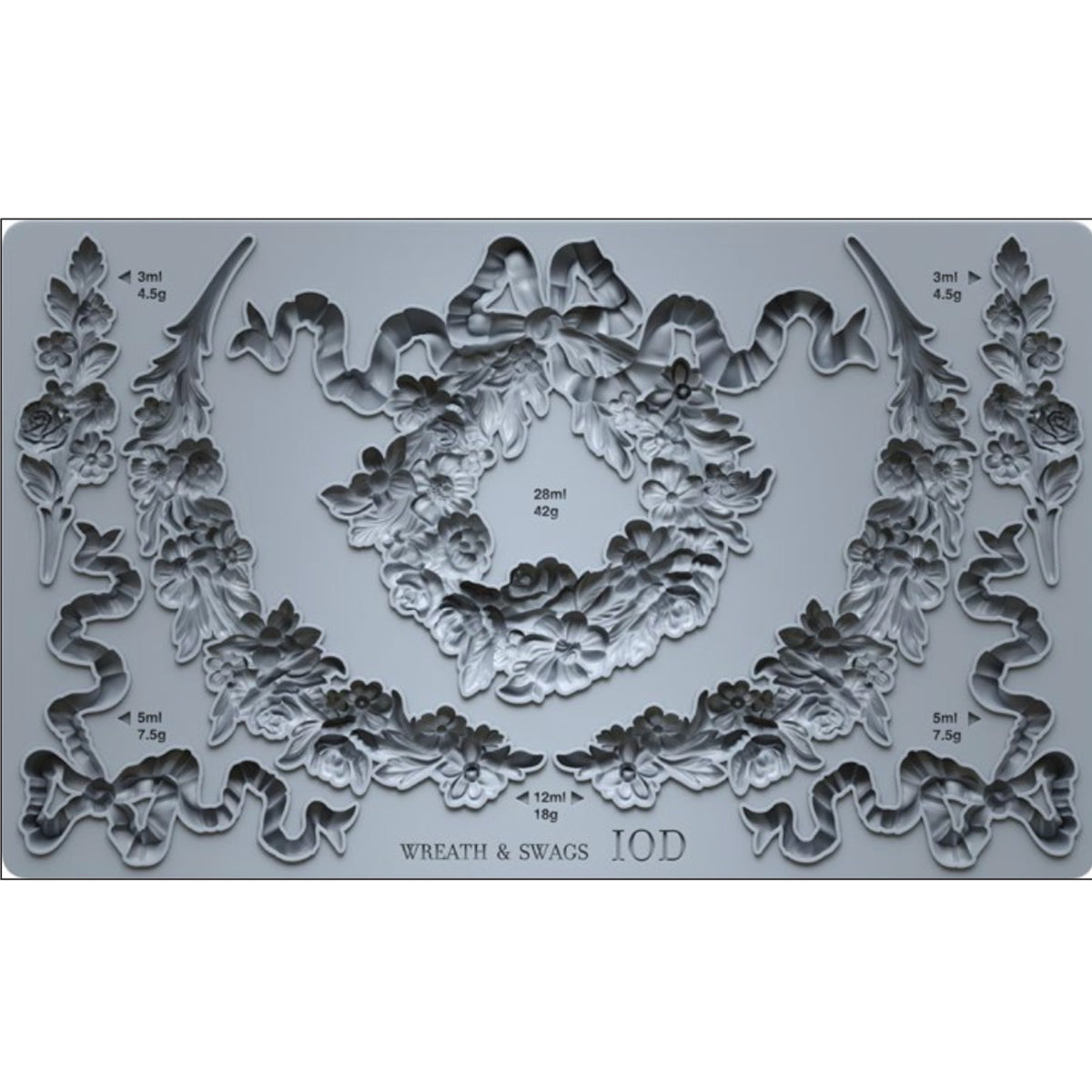 IOD Wreath & Swags Decor Mould - Iron Orchid Designs - Spring 2026