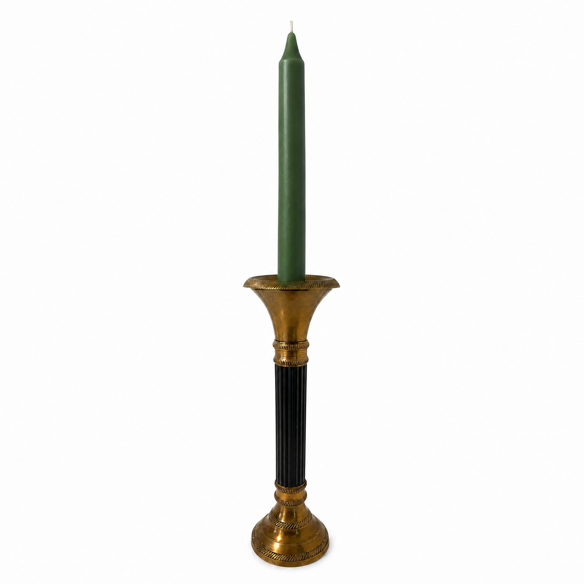 Vintage S.N.K Ent Inc Neoclassical Candle Holder - Made in India