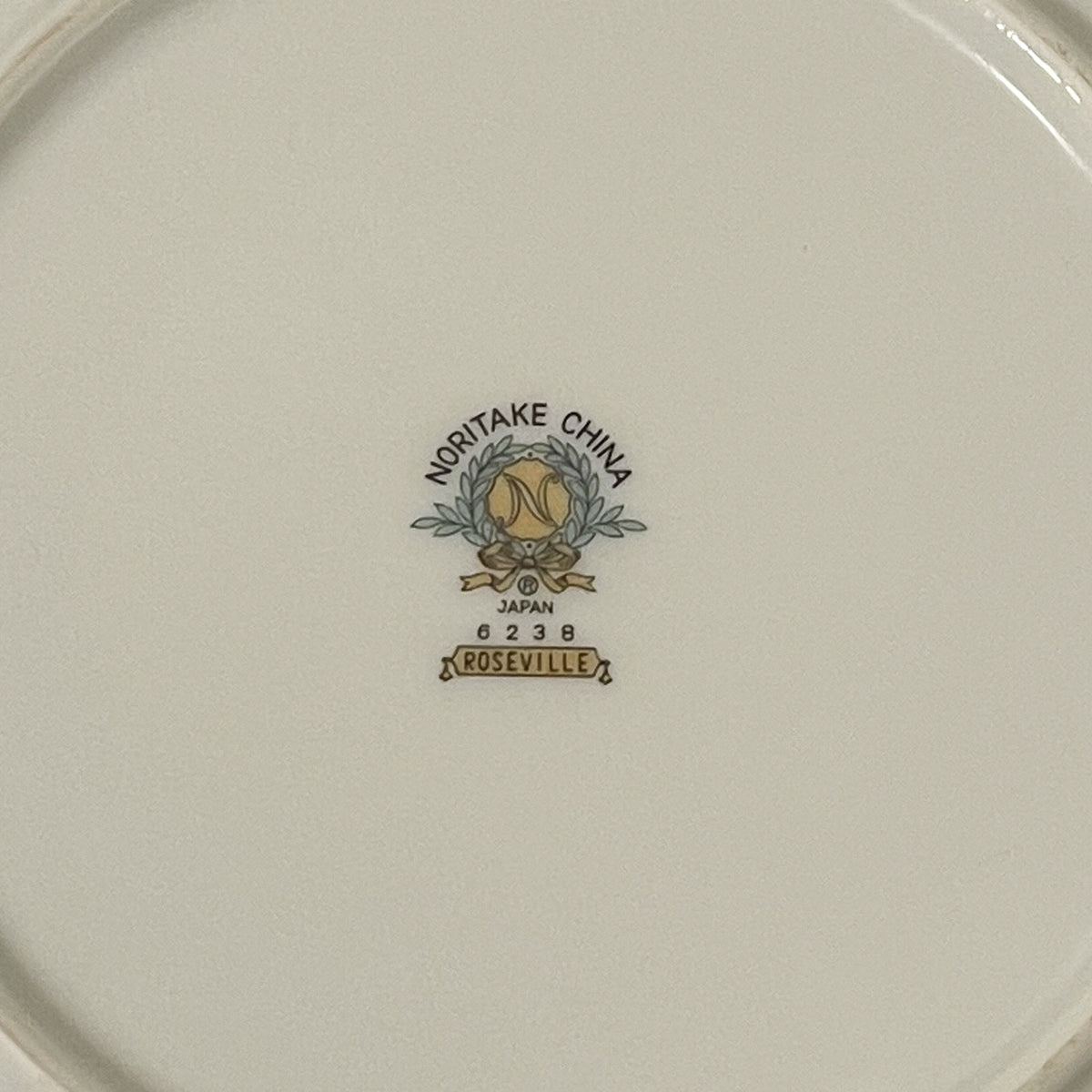 Vintage Noritake China Roseville Salad Plate #6238 - c1961 - 1973