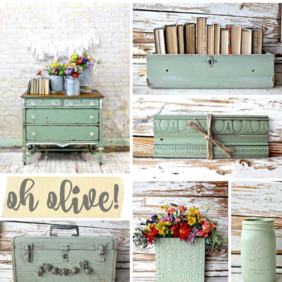 Sweet Pickins Oh Olive Milk Paint - Food Safe, Non-Toxic & VOC Free