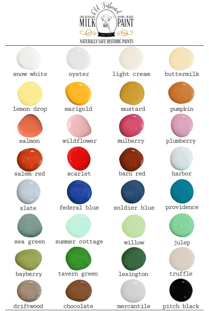 Wildflower Old Fashioned Milk Paint - Food Safe, Non-Toxic, VOC Free
