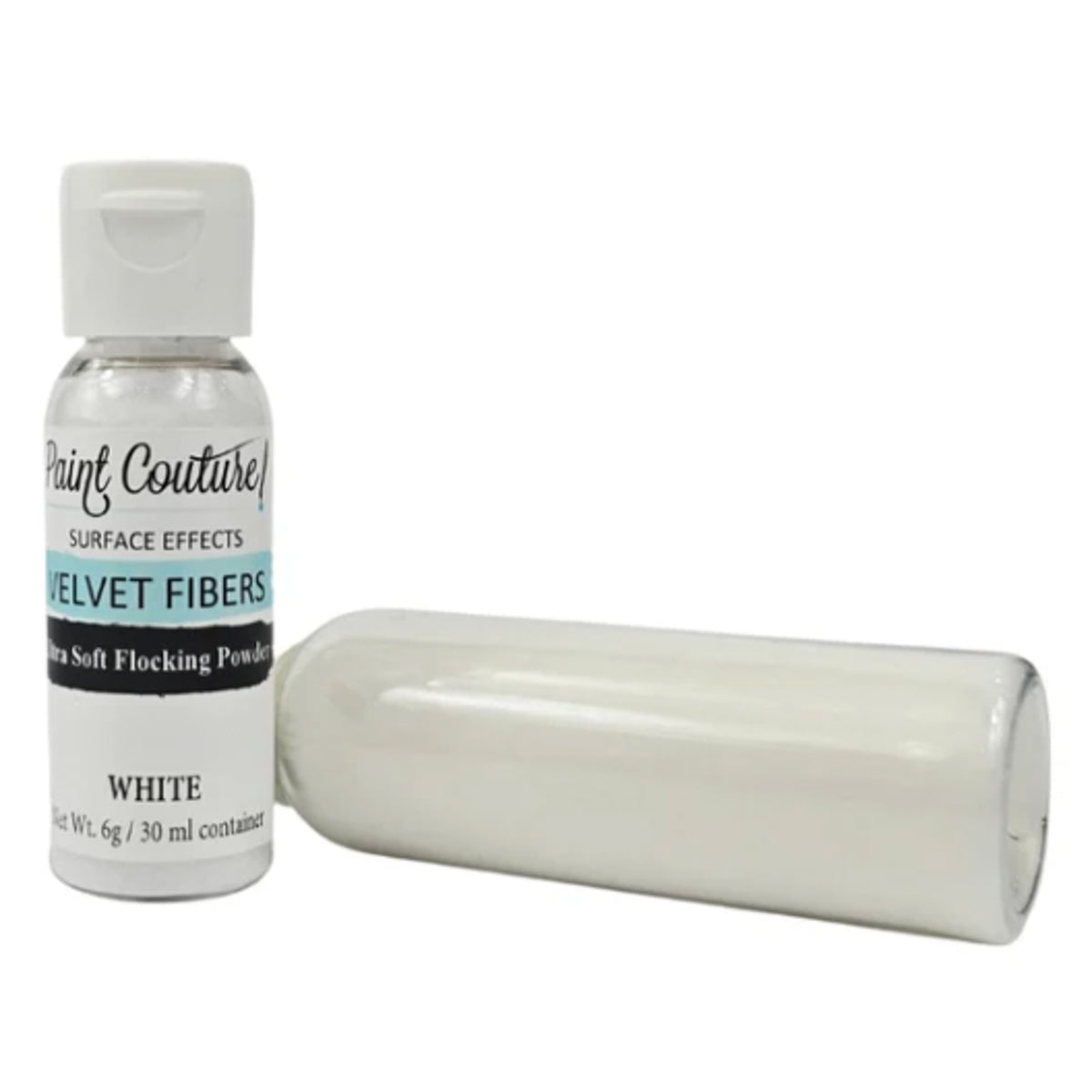 Paint Couture White Velvet Fibers Flocking Medium - Rich Texture