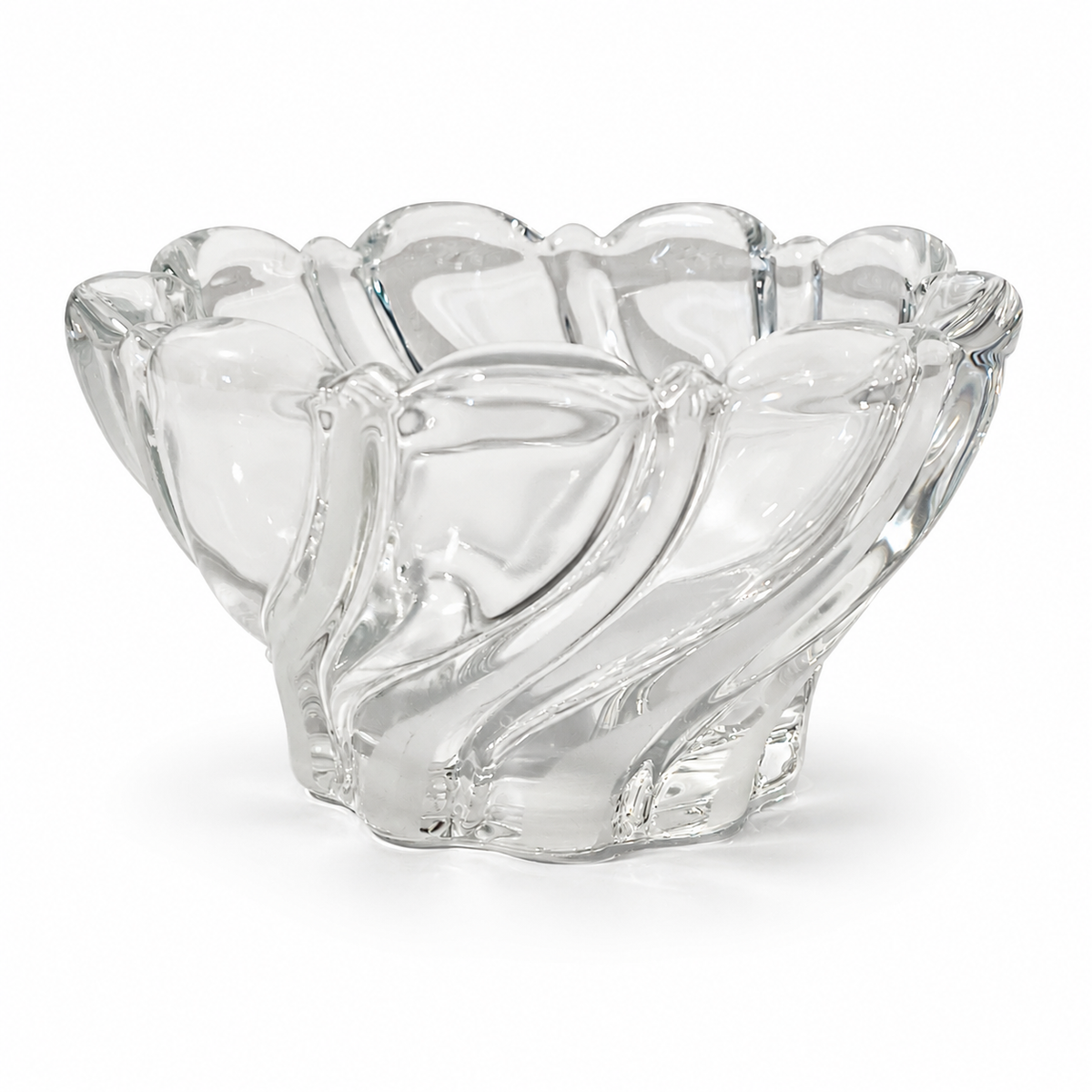 Vintage Mikasa Peppermint Clear Pressed Glass Bowl – Germany