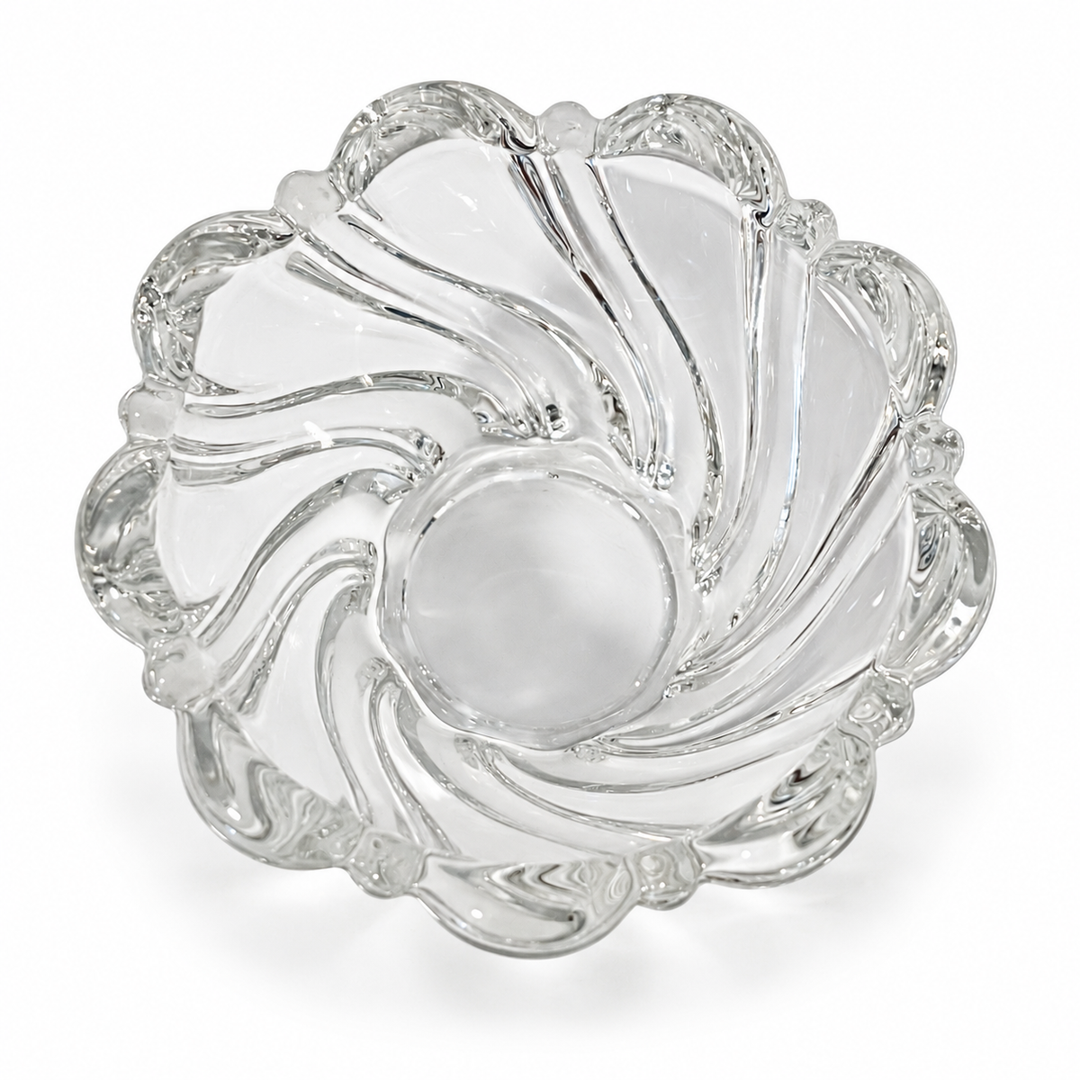 Vintage Mikasa Peppermint Clear Pressed Glass Bowl – Germany