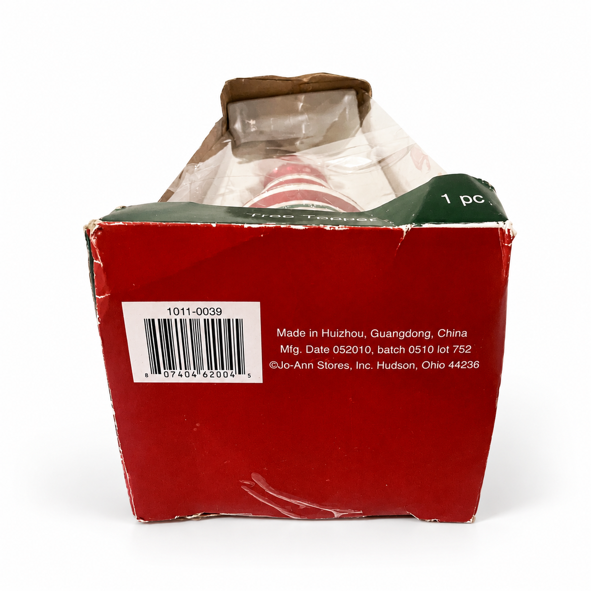 Holiday Inspirations Glass Christmas Tree Topper Finial – 12.5 Inch