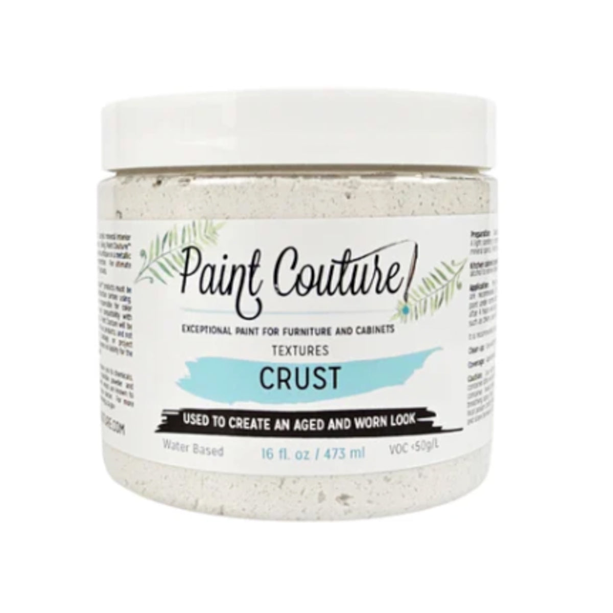 Paint Couture Crust Texture Medium White- Aged Plaster Effects