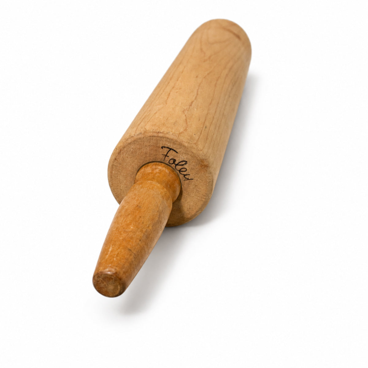 Vintage Foley Wooden Rolling Pin Made in USA - Rustic Retro Kitchen