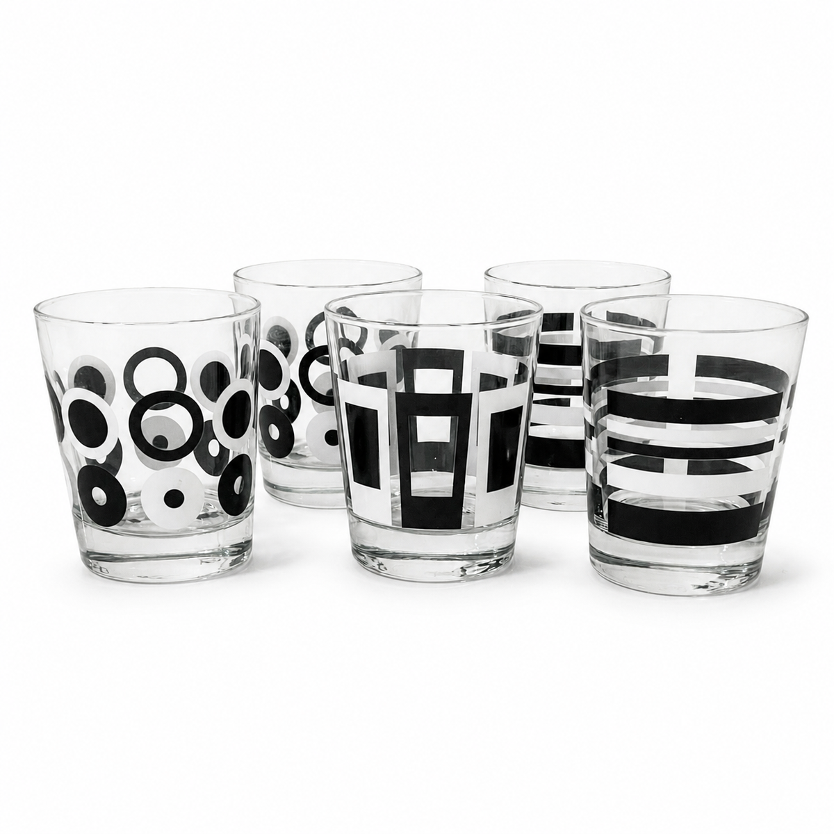 Vintage Ikea Godis Lowball Glasses by Henrik Preutz - Set of 5