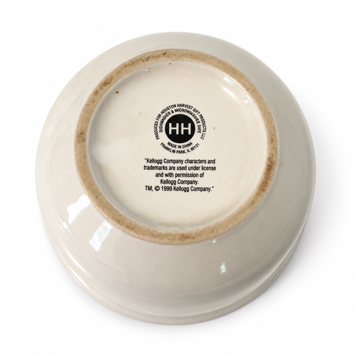 1999 Kellogg’s Corn Flakes Ceramic Cereal Bowl - Cornelius Rooster