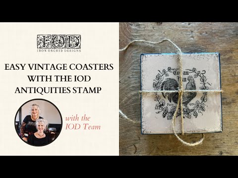 IOD Antiquities Decor Stamp by Iron Orchid Designs - 12"x12" Silicone