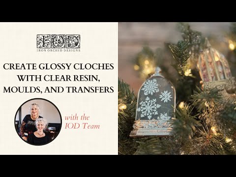 IOD Les Cloches Decor Mould by Iron Orchid Designs - 6x10 Silicone
