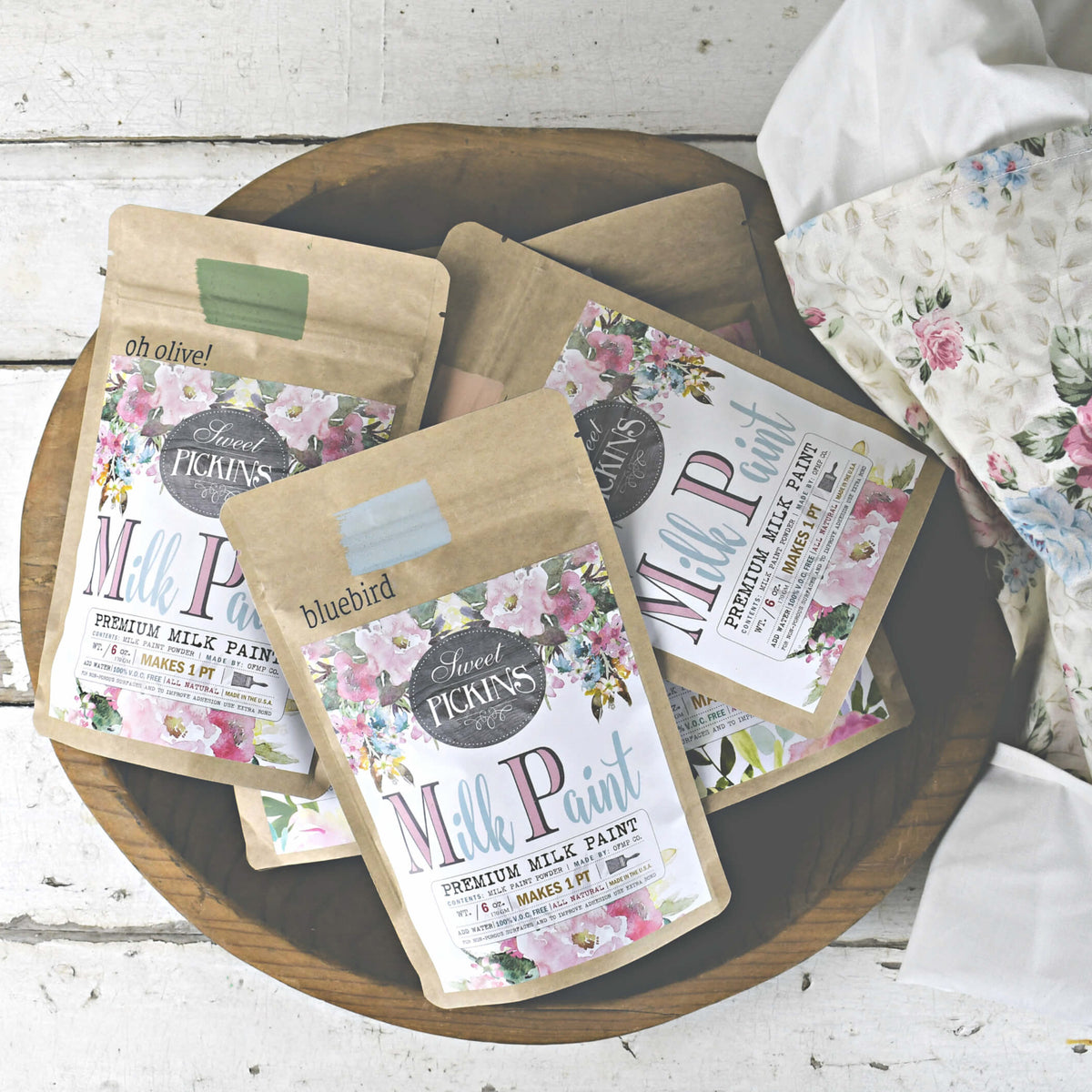 Sweet Pickins Milk Paint - Food Safe, Non-Toxic & VOC Free
