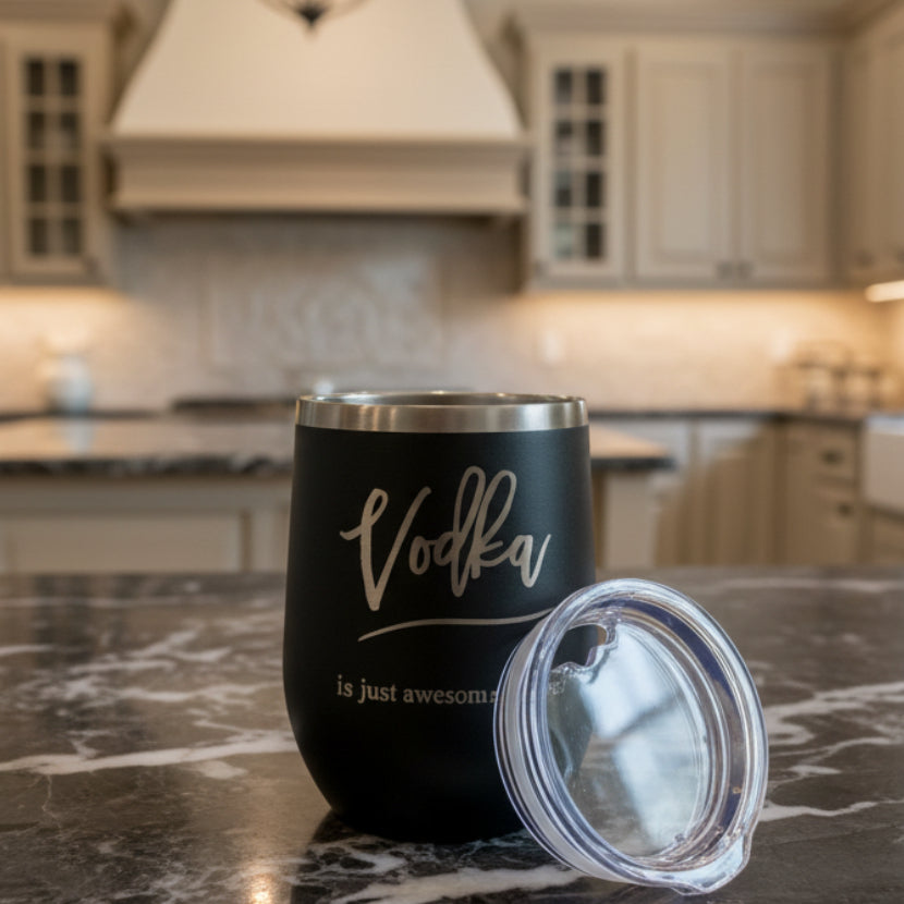 Vodka Awesome Water 12oz Tumbler