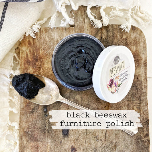 Sweet Pickins Black Beeswax Furniture Wax - Solvent and VOC Free