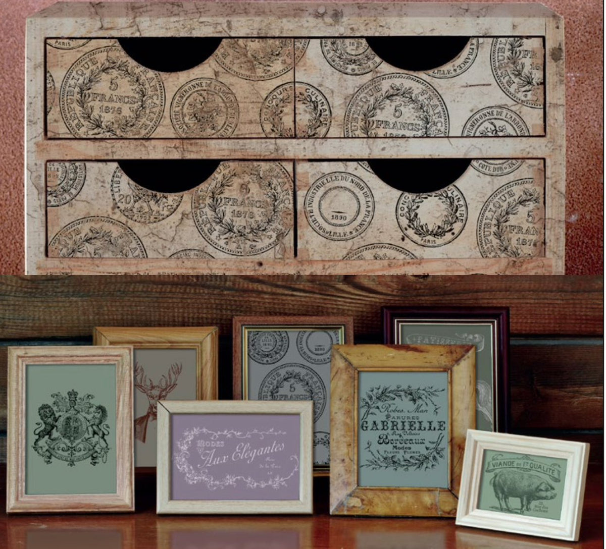 IOD Antiquities Decor Stamp by Iron Orchid Designs - 12"x12" Silicone