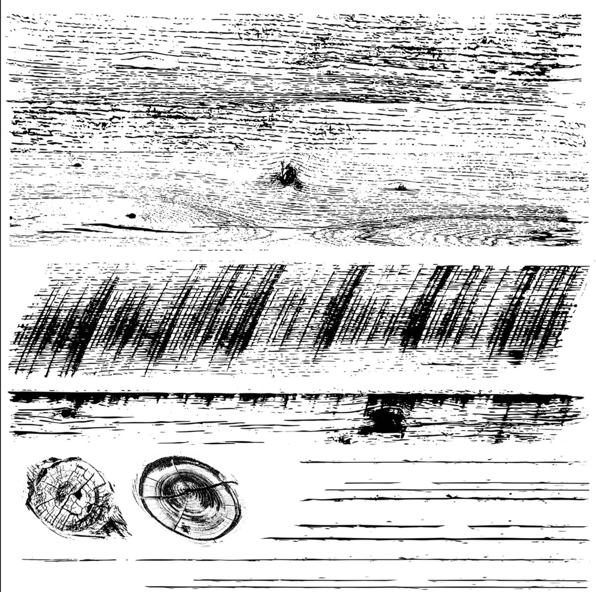 IOD Barnwood Planks Decor Stamp - Iron Orchid Designs