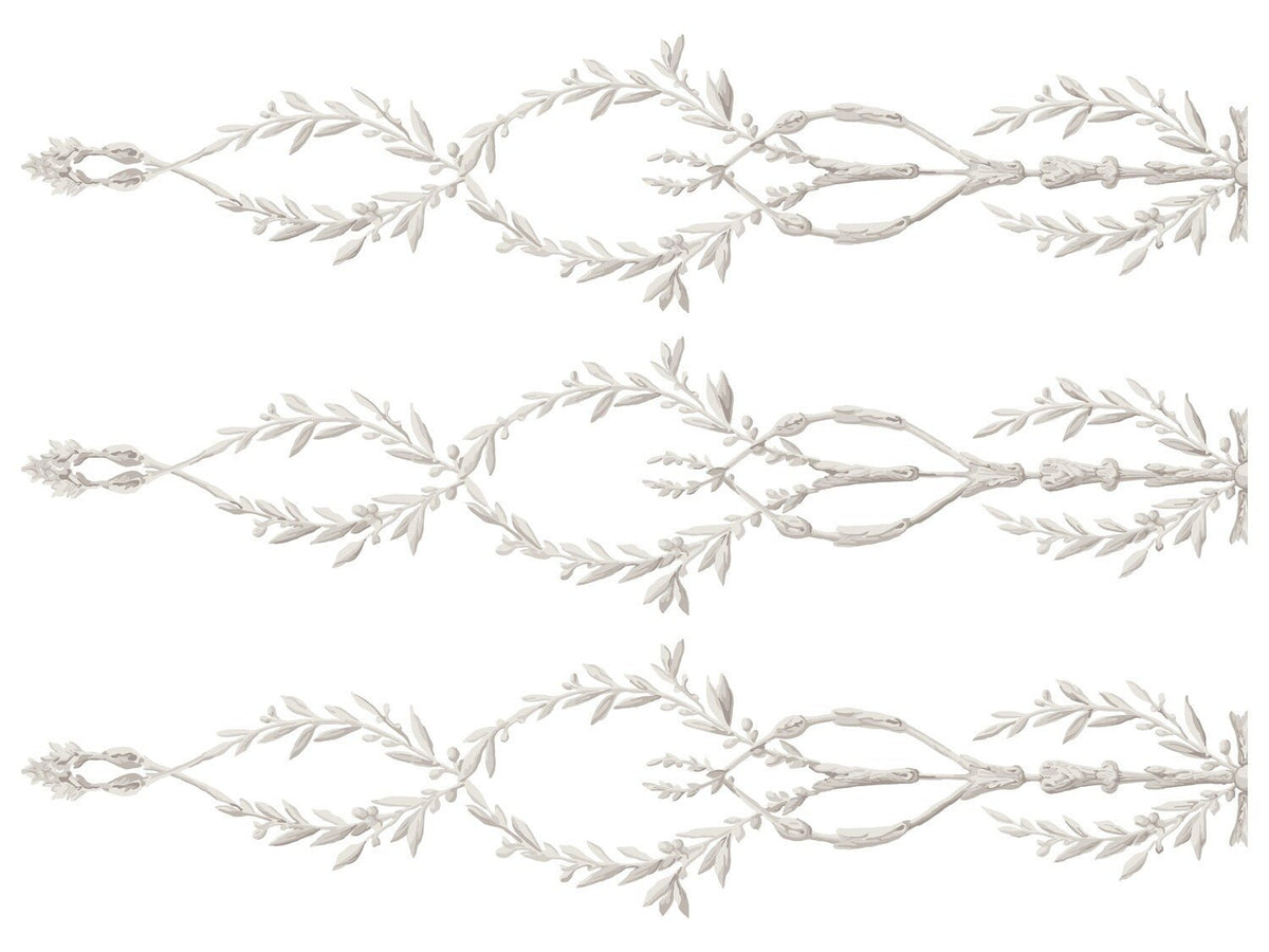 IOD TROMPE L’OEIL LAUREL PAINT INLAY by Iron Orchid Designs-Iron Orchid Designs-Paint Inlay-Stockton Farm