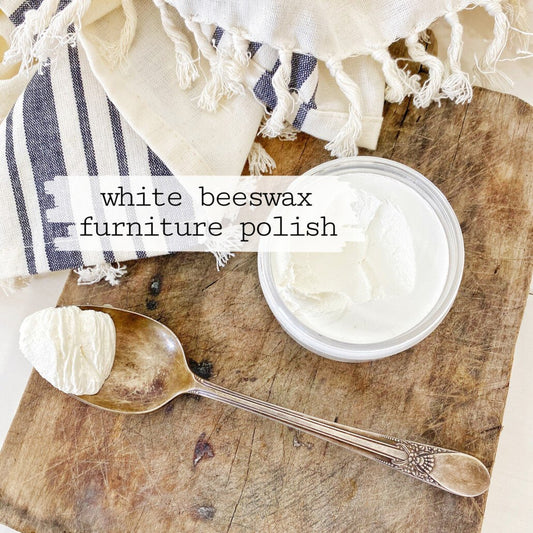 Sweet Pickins White Beeswax Furniture Wax - Solvent & VOC Free